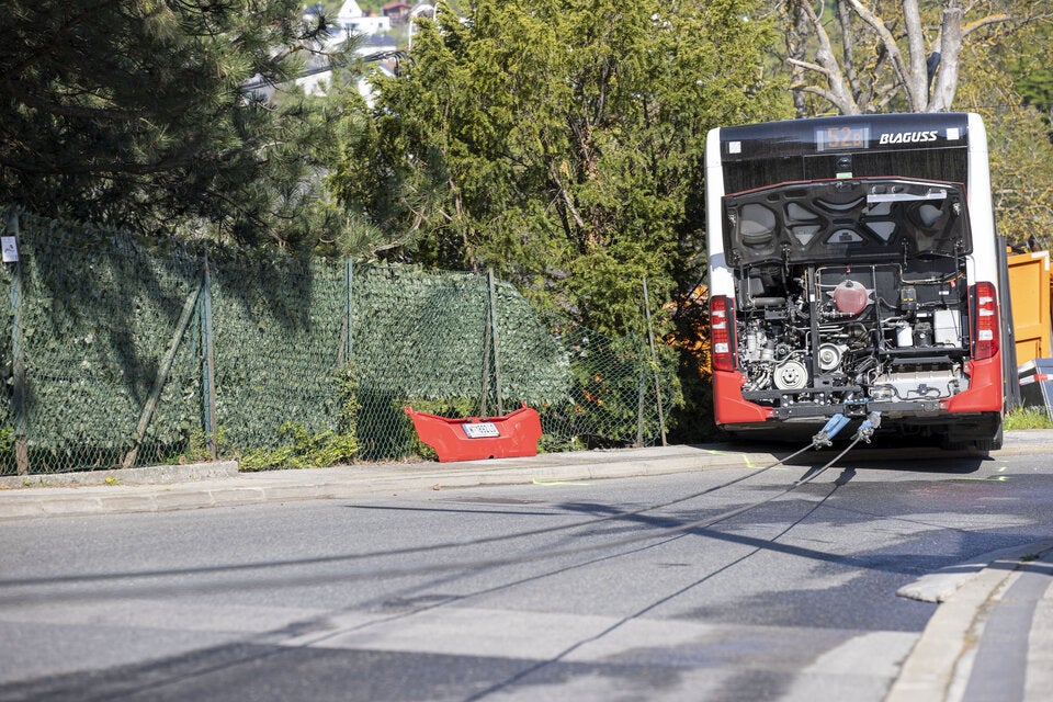 7 Verletzte und Blackout nach Bus-Crash in Wien
