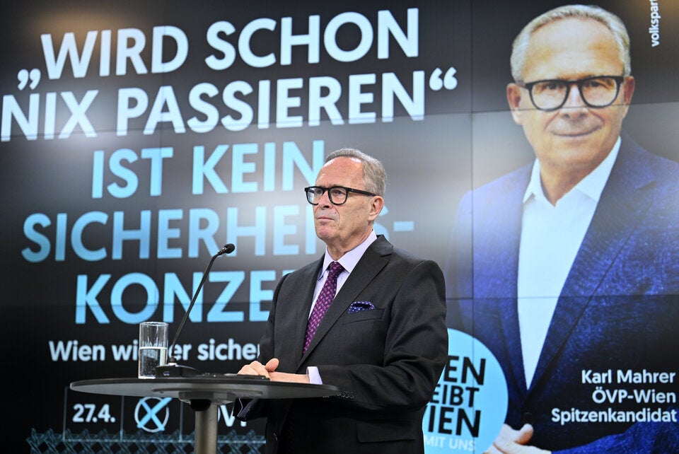 Wien-Wahl ÖVP Plakate