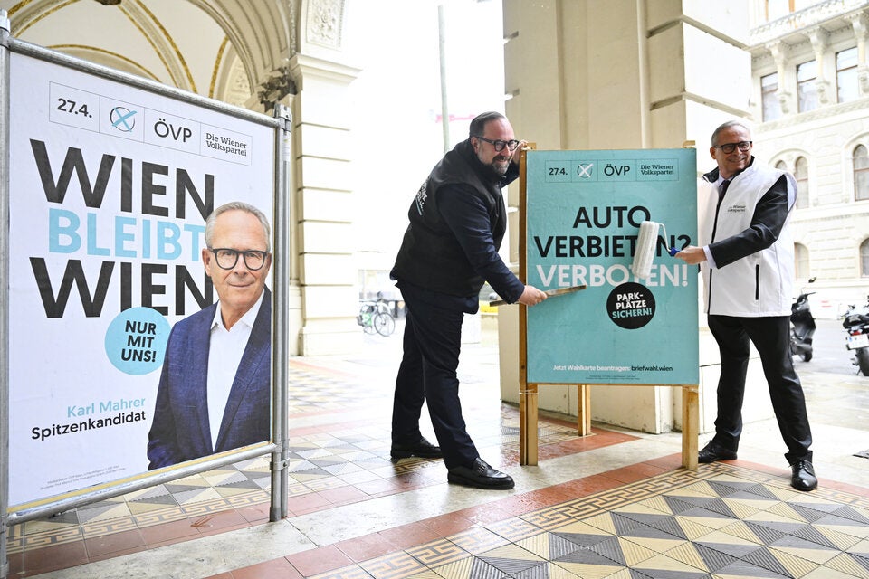 Wien-Wahl ÖVP Plakate