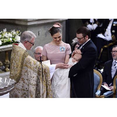 Prinzessin Estelle bei ihrer Taufe