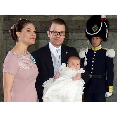 Prinzessin Estelle bei ihrer Taufe