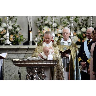 Prinzessin Estelle bei ihrer Taufe