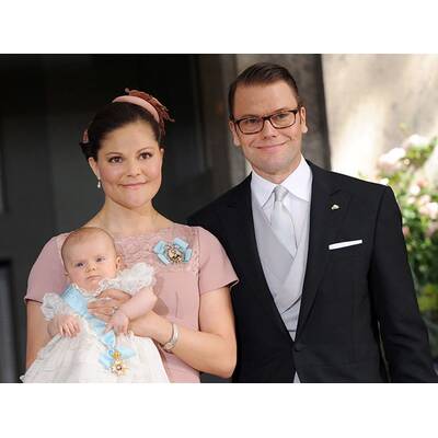 Prinzessin Estelle bei ihrer Taufe