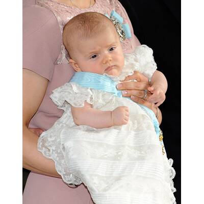 Prinzessin Estelle bei ihrer Taufe