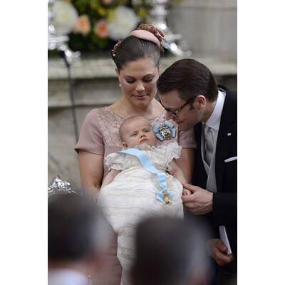 Prinzessin Estelle bei ihrer Taufe