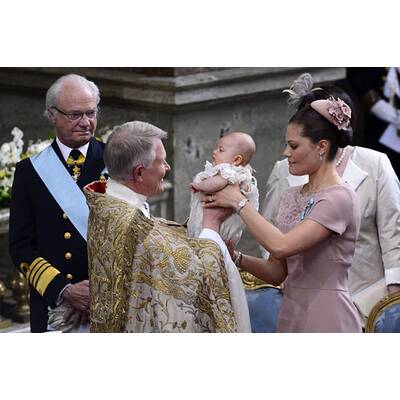 Prinzessin Estelle bei ihrer Taufe