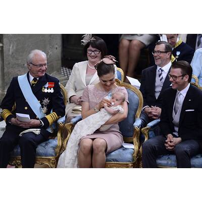 Prinzessin Estelle bei ihrer Taufe