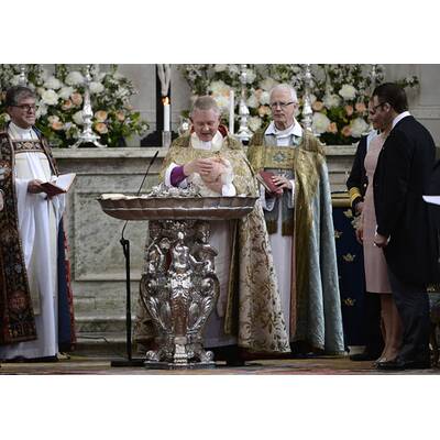 Prinzessin Estelle bei ihrer Taufe