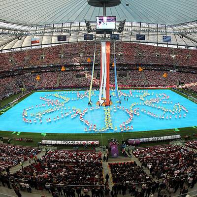 So feiert Warschau die Eröffnung der Fußball-EM 2012