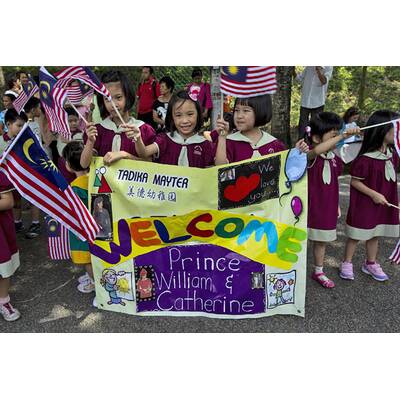 William und Kate erobern Südostasien
