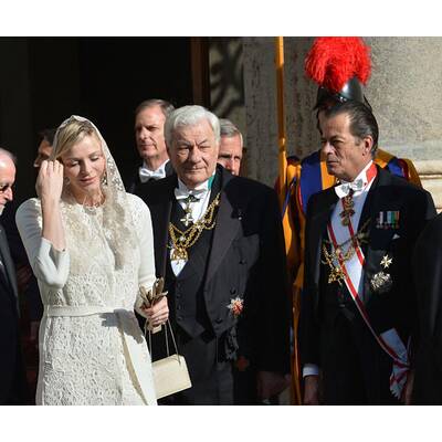 Charlene von Monaco und Albert: Vatikan-Visite