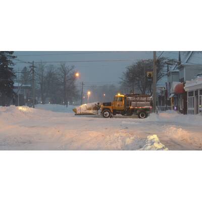 US-Schneesturm legt Ostküste lahm 