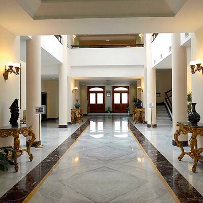 Stärkung in der Kantine