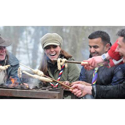 Herzogin Kate bei den Padfindern