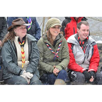 Herzogin Kate bei den Padfindern