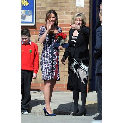 Herzogin Kate: Schwanger & strahlend