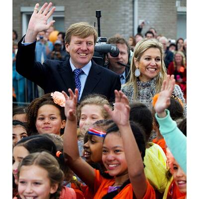 Máxima und Willem-Alexander bei den 