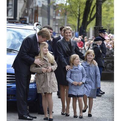 Krönung in den Niederlanden: Prinzessinnen bei der Probe