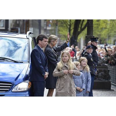 Krönung in den Niederlanden: Prinzessinnen bei der Probe