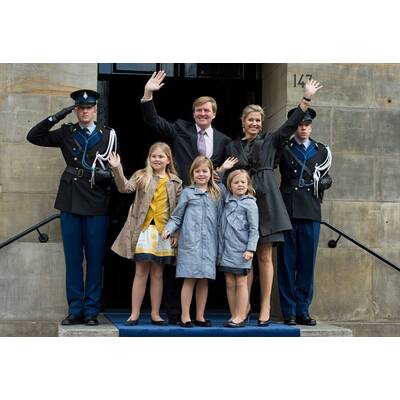 Krönung in den Niederlanden: Prinzessinnen bei der Probe