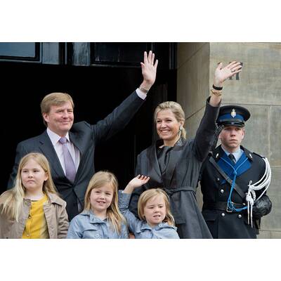 Krönung in den Niederlanden: Prinzessinnen bei der Probe