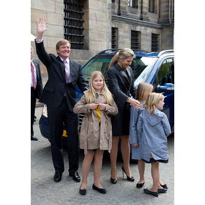 Krönung in den Niederlanden: Prinzessinnen bei der Probe