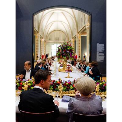 Königin Beatrix' Abschieds-Dinner