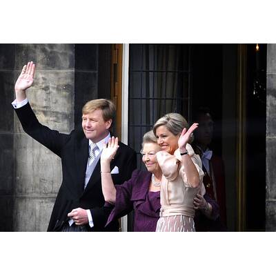 Krönung in den Niederlanden: Prinzessinnen bei der Probe