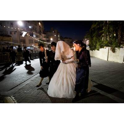 Ultra-Orthodoxe jüdische Braut Hannah Batya Penet