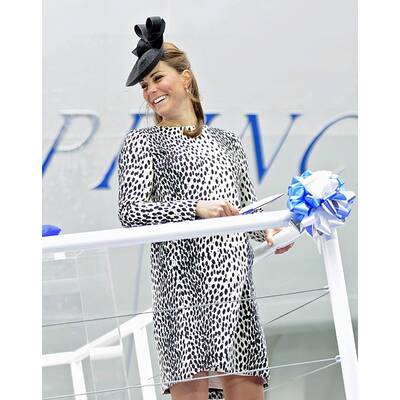 Herzogin Kate ist Schiffs-Patin