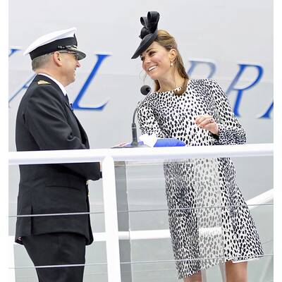 Herzogin Kate ist Schiffs-Patin