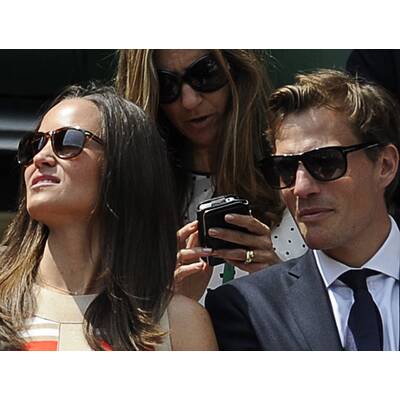 Pippa Middleton & Nico Jackson fiebern mit.