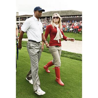 Lindsey Vonn & Tiger Woods turteln am Golfplatz