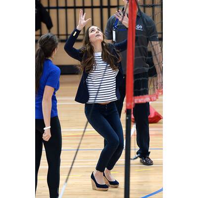 Herzogin Kate: Voller Einsatz beim Volleyball