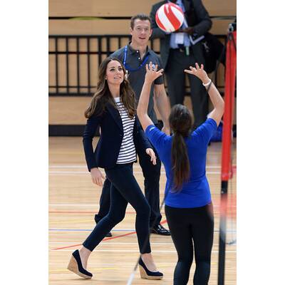 Herzogin Kate: Voller Einsatz beim Volleyball