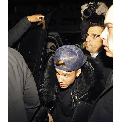 Justin Bieber auf der Polizeiwache
