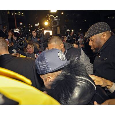 Justin Bieber auf der Polizeiwache