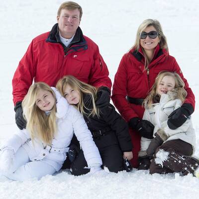 Holländische Königsfamilie startete bei Sonnenschein in Lech-Urlaub 
