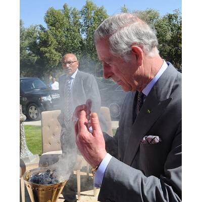 Prinz Charles: Schwerttanz in Saudi-Arabien