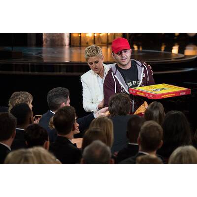 Ellen DeGeneres bestellte Pizza bei den Oscars
