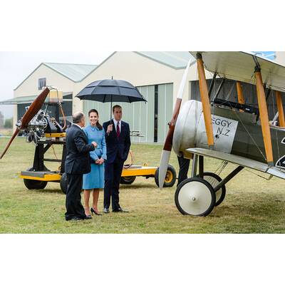 Herzogin Kate & Prinz William in Neuseeland begrüßt