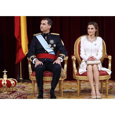 Königin Letizia beim Thronwechsel in Spanien