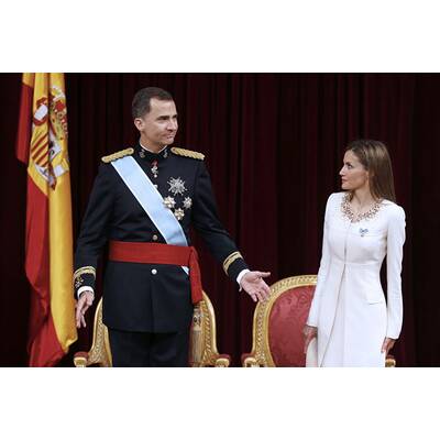 Königin Letizia beim Thronwechsel in Spanien