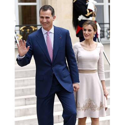 Königin Letizia & König Felipe in Paris