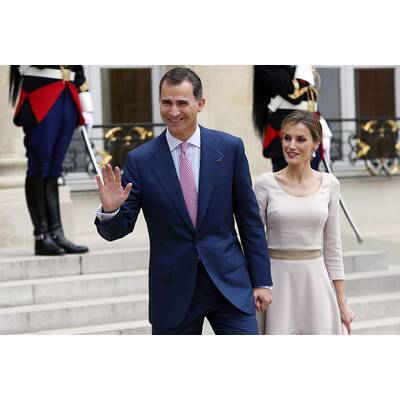 Königin Letizia & König Felipe in Paris