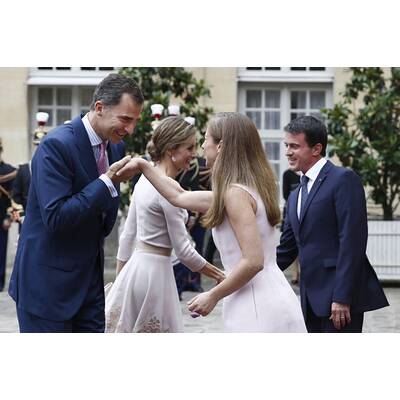 Königin Letizia & König Felipe in Paris