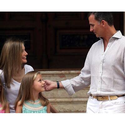 Königin Letizia & König Felipe urlauben mit der Familie