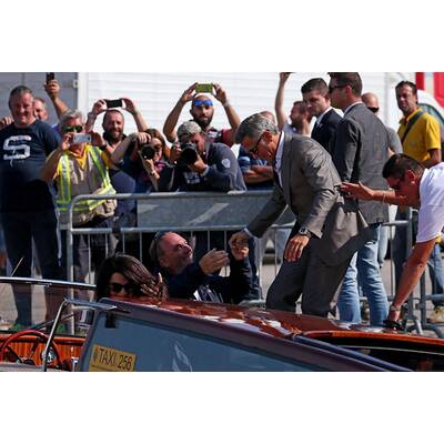 George Clooney & Amal Alamuddin: Ankunft in Venedig