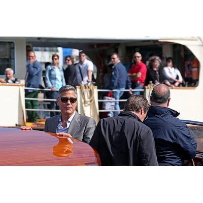 George Clooney & Amal Alamuddin: Ankunft in Venedig