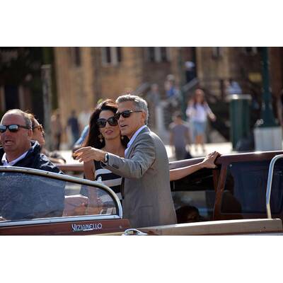 George Clooney & Amal Alamuddin: Ankunft in Venedig